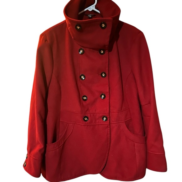 George Jackets & Blazers - George Women's Red Double-Breasted Jacket